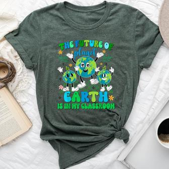 The Future Of Planet Earth Is In My Classroom Women Bella Canvas T-shirt - Thegiftio UK