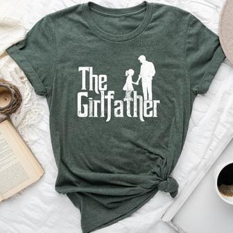 The Girlfather Dad Of Girls Father's Day Bella Canvas T-shirt | Mazezy