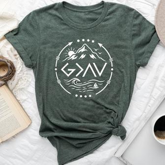 God Is Faithful More Than Highs And Lows Christian Bella Canvas T-shirt - Thegiftio UK