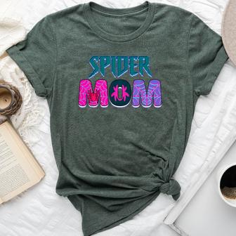 Groovy Matching Family Birthday Girl Party Spider Mom Bella Canvas T-shirt - Thegiftio UK