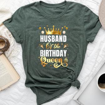Husband Of The Birthday Queen Matching Birthday Party Bella Canvas T-shirt - Thegiftio UK
