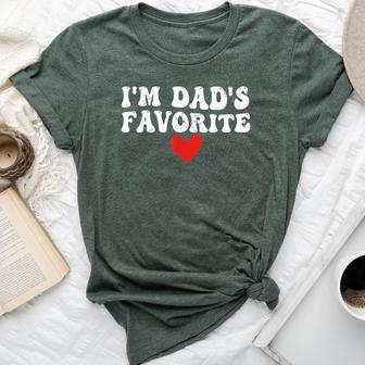 I'm Dad's Favorite Sarcastic Father's Day Bella Canvas T-shirt - Thegiftio UK
