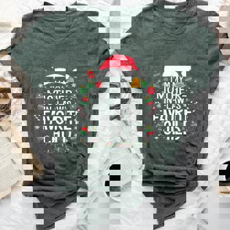 I'm My Mother In Laws Favorite Child Santa Bella Canvas T-shirt - Thegiftio