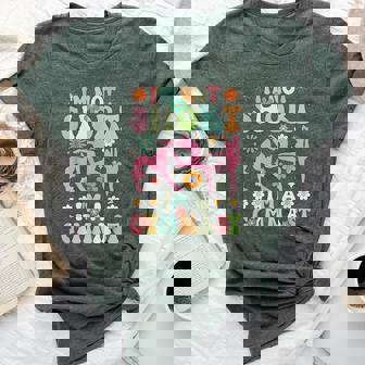 I'm Not Short I'm A Gymnast Groovy Gymnastics Acrobat Bella Canvas T-shirt - Thegiftio