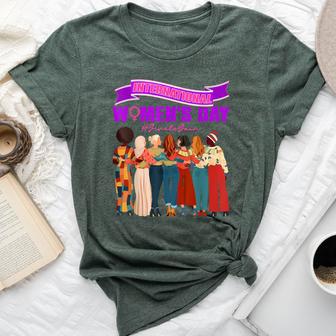 International Women's Day 2026 Iwd26 Give To Gain Woman Girl Bella Canvas T-shirt - Thegiftio UK