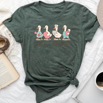 Just A Labor And Delivery Goose Nurse Ob Sily Goose L&D Bella Canvas T-shirt - Thegiftio UK