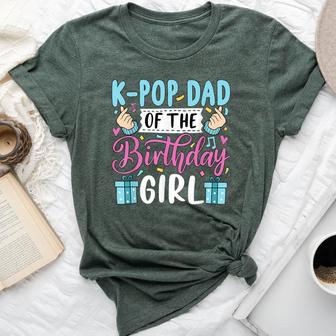 K-Pop Dad Of The Birthday Girl Bella Canvas T-shirt - Thegiftio UK