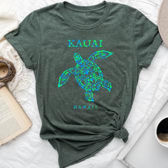 Kauai Hawaii Sea Turtle Boys Girls Toddler Bella Canvas T-shirt - Thegiftio UK