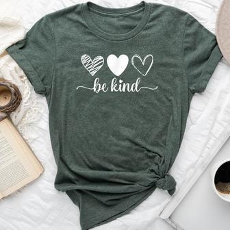 Be Kind Minimalist Love Kindness Positive Bella Canvas T-shirt - Thegiftio UK
