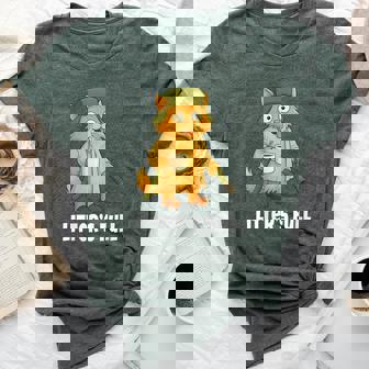 Litter's Full Parody Outfit Sarcastic Christmas Cat Bella Canvas T-shirt | Mazezy