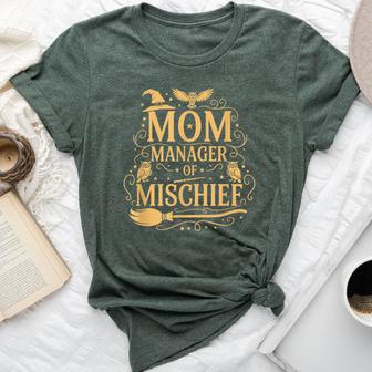 Magical Mom Manager Of Mischief Mom Mother's Day Halloween Bella Canvas T-shirt - Thegiftio