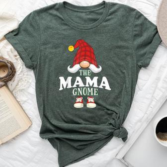 The Mama Gnome Family Christmas Pajama Bella Canvas T-shirt - Thegiftio UK