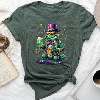 Mardi Gras Parades Mardigator Alligator Theme Women Bella Canvas T-shirt - Thegiftio UK