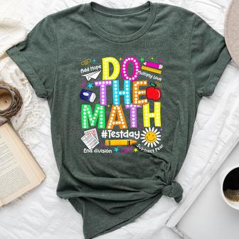 Do The Math Test Day Boy Girl Student Math Teacher Bella Canvas T-shirt - Thegiftio