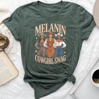 Melanin Cowgirl Swag Junenth Trail Ride Bella Canvas T-shirt - Thegiftio UK
