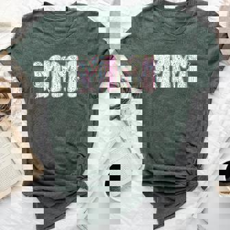 Mimi Floral Coquette Bow Mother's Day Cute Grandma Bella Canvas T-shirt | Mazezy