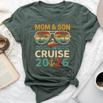 Mom And Son Cruise 2026 Tropical Adventure Bella Canvas T-shirt - Thegiftio