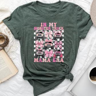 In My Monster Truck Mama Era Coquette Monster Truck Mom Bella Canvas T-shirt - Thegiftio UK
