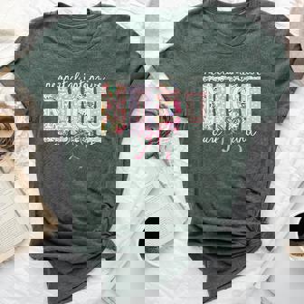 Nicu Nurse Floral Nurse Neonatal Intensive Care Unit Bella Canvas T-shirt - Thegiftio