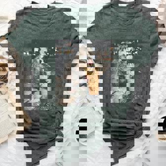 Opossum Drinking Iced Coffee Animal Meme Possum Humor Bella Canvas T-shirt - Thegiftio