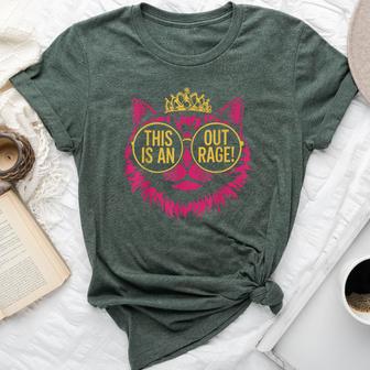This Is An Outrage Princess Cat Donut Gold Mens Bella Canvas T-shirt - Thegiftio UK