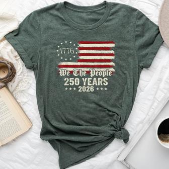 Patriotic History 1776 2026 250Th Anniversary Usa Bella Canvas T-shirt - Thegiftio UK