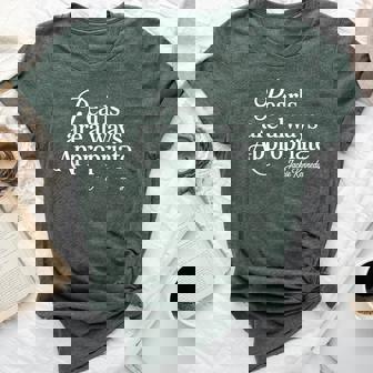 Pearls Are Always Appropriate Jackie Bella Canvas T-shirt - Thegiftio