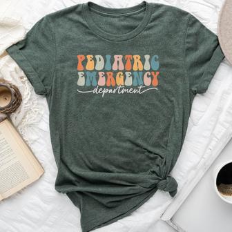 Pediatric Emergency Department Pediatric Er Nurse & Doctor Bella Canvas T-shirt - Thegiftio UK
