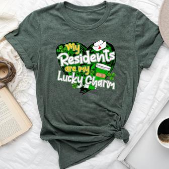 My Residents Are My Lucky Charms Patrick's Day Doctor Nurse Bella Canvas T-shirt - Thegiftio UK