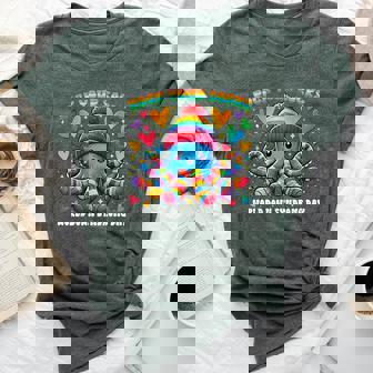 Rock Your Socks World Down Syndrome Day Rainbow Octopus Bella Canvas T-shirt - Thegiftio