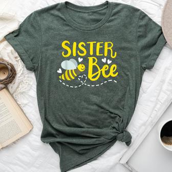 Sister Bee Cute Beekeeping Birthday Party Matching Family Bella Canvas T-shirt - Thegiftio UK