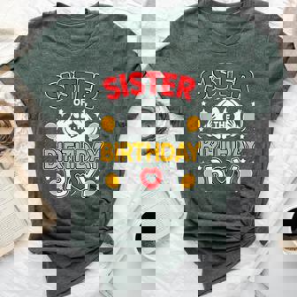 Sister Of The Birthday Boy Family Matching Dad Mom Bella Canvas T-shirt - Thegiftio