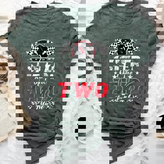 Sister Of The Two Fast 2Nd Birthday Racing Car Family Bella Canvas T-shirt - Thegiftio