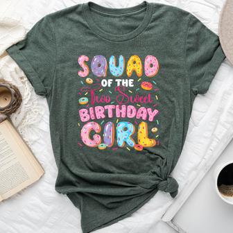Squad Of The Two Sweet 2Nd Birthday Girl Donut Lover Bella Canvas T-shirt - Thegiftio UK