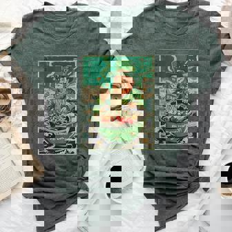 St Patrick Leprechaun Lucky Chinese Ramen Women Bella Canvas T-shirt - Thegiftio