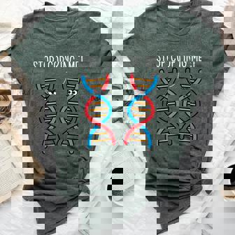 Stop Copying Me Science Pun Dna Joke Biology Teacher Bella Canvas T-shirt - Thegiftio