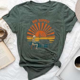 Supply Skeleton Piano For Women Bella Canvas T-shirt - Thegiftio UK