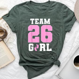 Team Girl 2026 Gender Reveal Baby Announcement Matching Bella Canvas T-shirt - Thegiftio UK