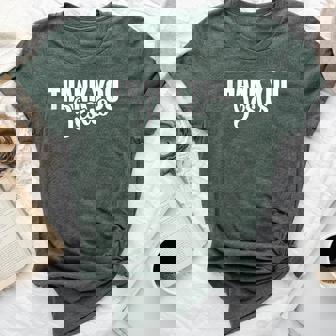 Thank You Jesus Faith Based Christian Bible Gospel Message Bella Canvas T-shirt | Mazezy