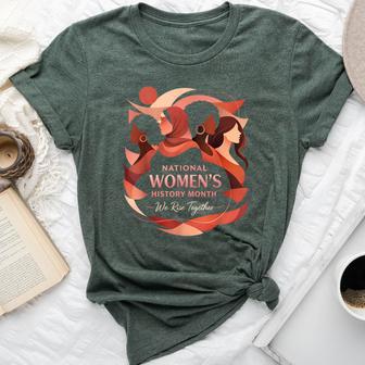 History Month National Women's History Month 2026 Bella Canvas T-shirt - Thegiftio UK
