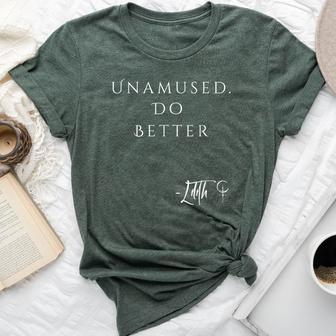 Unamed Do Better Lilith Sarcastic Goth Quote Introvert Bella Canvas T-shirt - Thegiftio UK