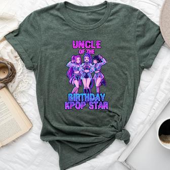 Uncle Of Birthday Girl K-Pop Star Korean Pop Music Bday Bella Canvas T-shirt | Mazezy