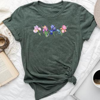 Victoria's Secret Women's Iris Floral Black Small Short Sleeve Classic Fit Bella Canvas T-shirt - Thegiftio UK