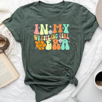 In My Wrestling Girl Era Wrestler Wrestle Groovy Women Bella Canvas T-shirt - Thegiftio UK