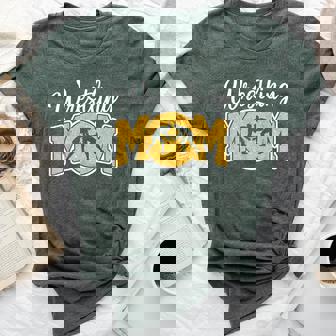 Wrestling Mom Wrestle Wrestler Parent Mother Mama Bella Canvas T-shirt - Thegiftio