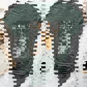 Yorkie Drinking Iced Coffee Animal Meme Dog Lover Bella Canvas T-shirt - Thegiftio