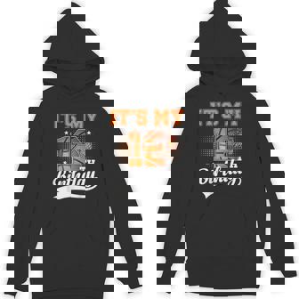 12Th Birthday Boys Basketball 12 Year Old Birthday Hoodie - Thegiftio