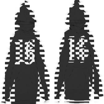 16番 16番 番号付き パーカー - Kawaiitshirt