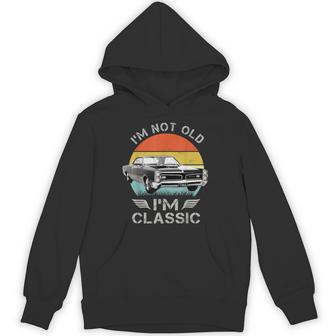 1966 66 Gto Classic Car Old School Muscle Car Hoodie - Thegiftio UK