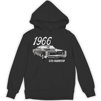 1966 66 Gto Classic Car Old School Muscle Yellow Car Hoodie - Thegiftio UK